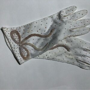 Vintage beaded gloves